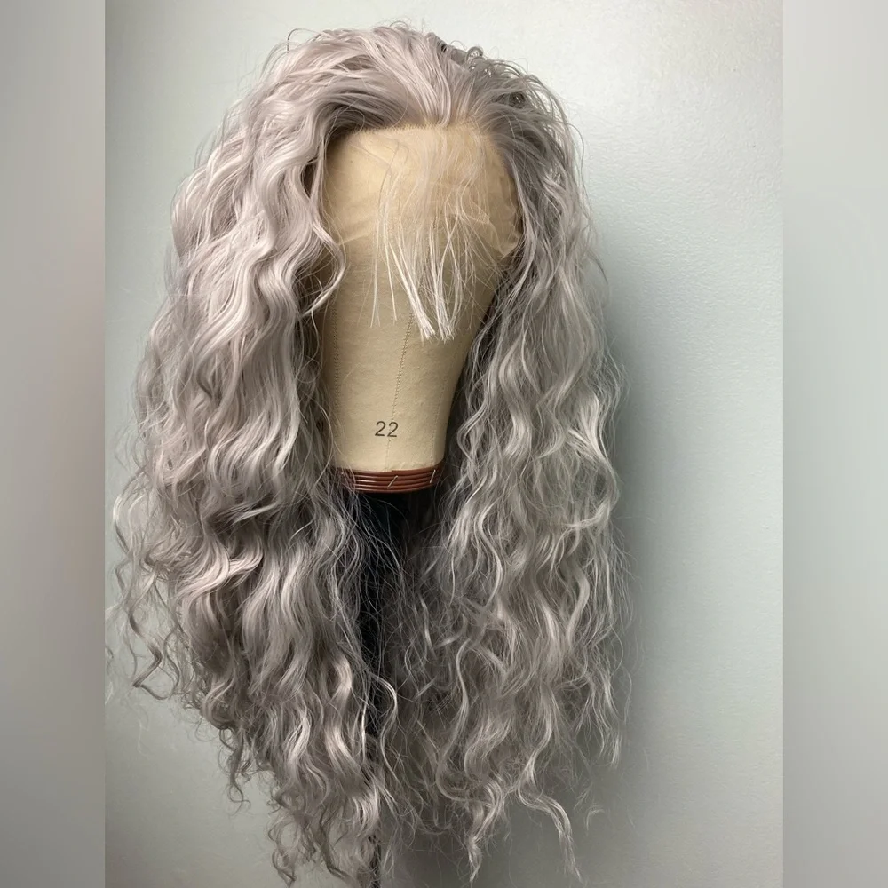 Gray Wig Grey Lace Front Wig
